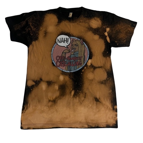 ๐ค American Apparel Cats Against 
Catcalling Tee Shirt๐ค - Picture 1 of 5